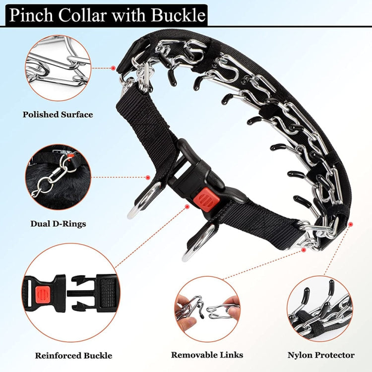 Cloth Tape Paste Detachable Training Stimulation Dog Collar, Size: L 3.5mm x 55cm(With Cap) - Collars by PMC TechLife | Online Shopping South Africa | PMC TechLife