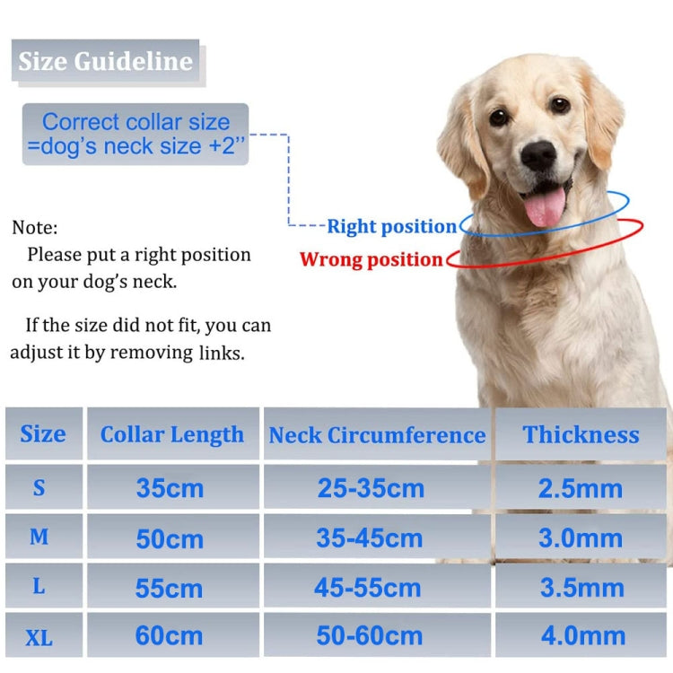 Cloth Tape Paste Detachable Training Stimulation Dog Collar, Size: XL 4.0mm x 60cm(Ordinary) - Collars by PMC TechLife | Online Shopping South Africa | PMC TechLife