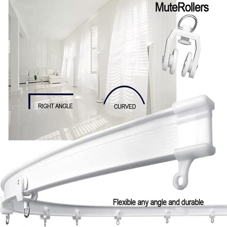 Model Steel Rail Bending Curtain Rail Flexible Guide Set, Size: 5m - Curtain Decorative Accessories by PMC TechLife | Online Shopping South Africa | PMC TechLife