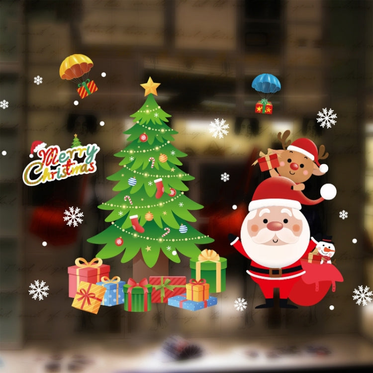 Santa Claus Hanging Stickers Shop Window Glass Door Living Room Wall Stickers(6307) - Christmas Stickers by PMC TechLife | Online Shopping South Africa | PMC TechLife | Buy Now Pay Later Mobicred