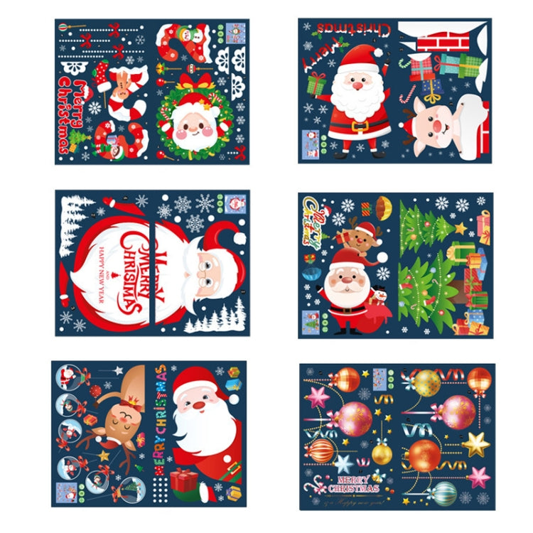 Santa Claus Hanging Stickers Shop Window Glass Door Living Room Wall Stickers(6306) - Christmas Stickers by PMC TechLife | Online Shopping South Africa | PMC TechLife | Buy Now Pay Later Mobicred