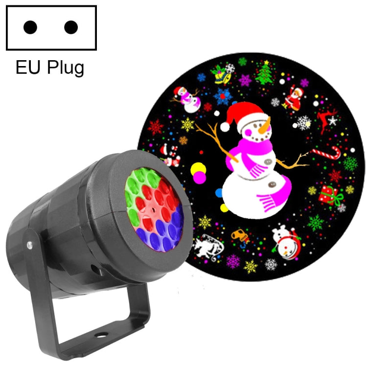 4W LED Snowflake Christmas Decoration Projector Light with 16 Patterns, Spec: EU Plug - Decoration Lamps by PMC TechLife | Online Shopping South Africa | PMC TechLife