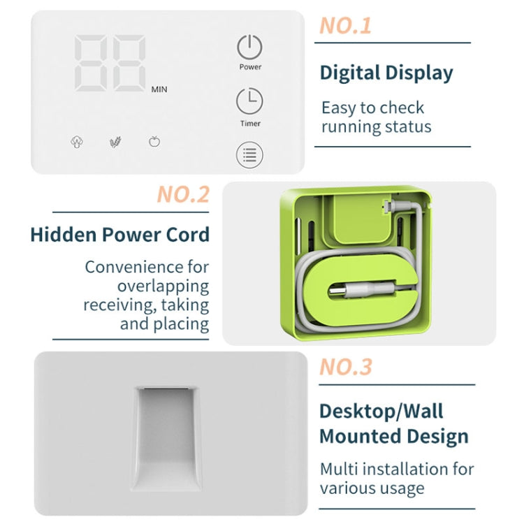 QX03 Home Two Bin Meat And Vegetable Cleaning Machine, US Plug(Neutral Machine) - free shipping - PMC TechLife - Order now!