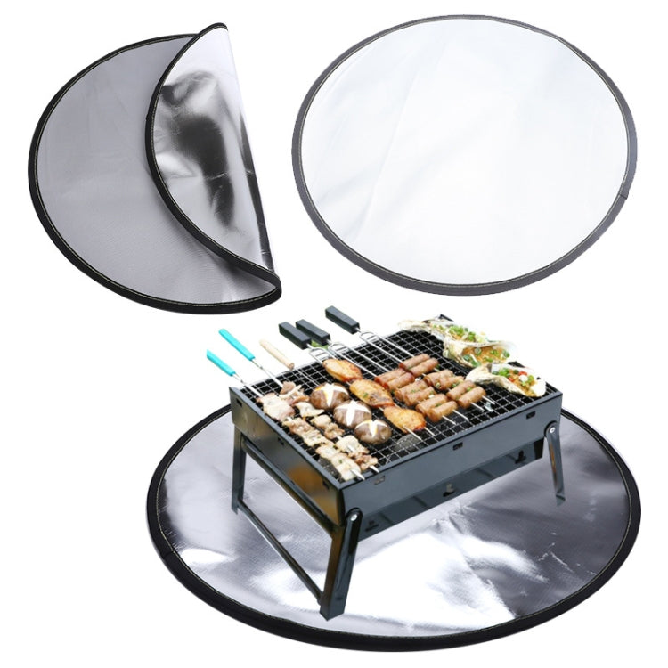 Round Camper Camping Lawn Fire Rack Flame Insulation Land, Diameter: 36 Inches - Camping Mats by PMC TechLife | Online Shopping South Africa | PMC TechLife | Buy Now Pay Later Mobicred