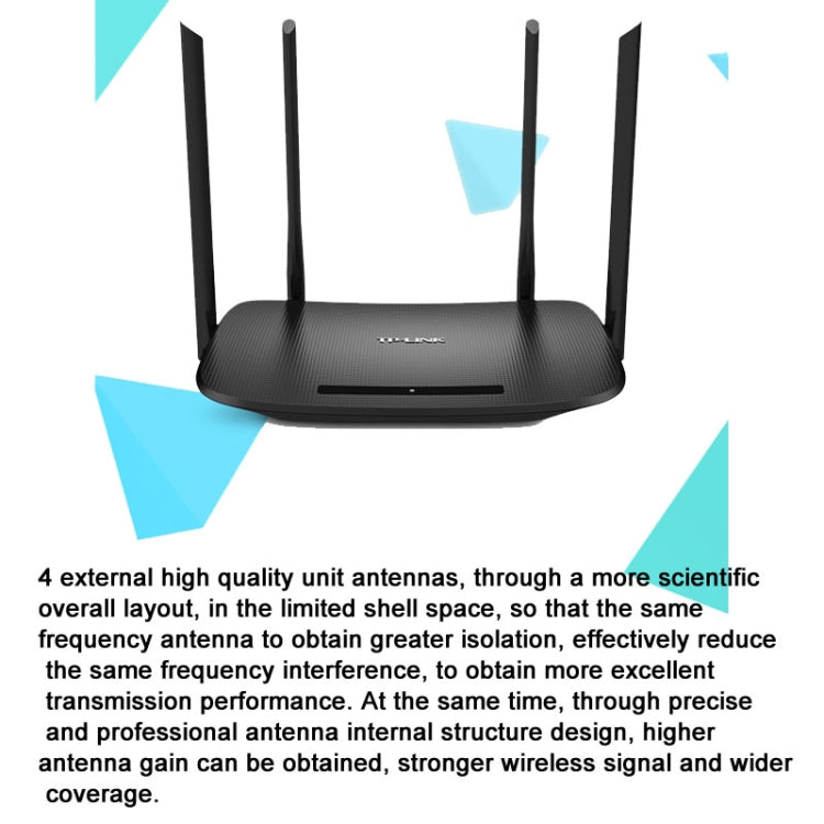 TP-LINK  TL-WDR5620  AC1200 5G/2.4G Dual-Band Gigabit Wireless Router,CN Plug With 1m Network Cable - free shipping - PMC Jewellery - Order now!