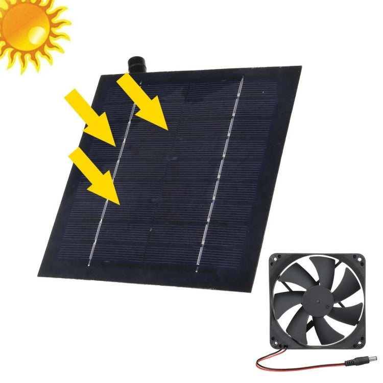 Al-043 20W Solar Mini Fan Bathroom Kitchen Solar Exhaust Fan - Others by PMC TechLife | Online Shopping South Africa | PMC TechLife