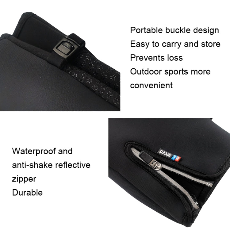 A045 Cycling Gloves Touch Screen Windproof Waterproof Sport Keep Warm Gloves, Size: L(Black) - Cycling Gloves by PMC TechLife | Online Shopping South Africa | PMC TechLife