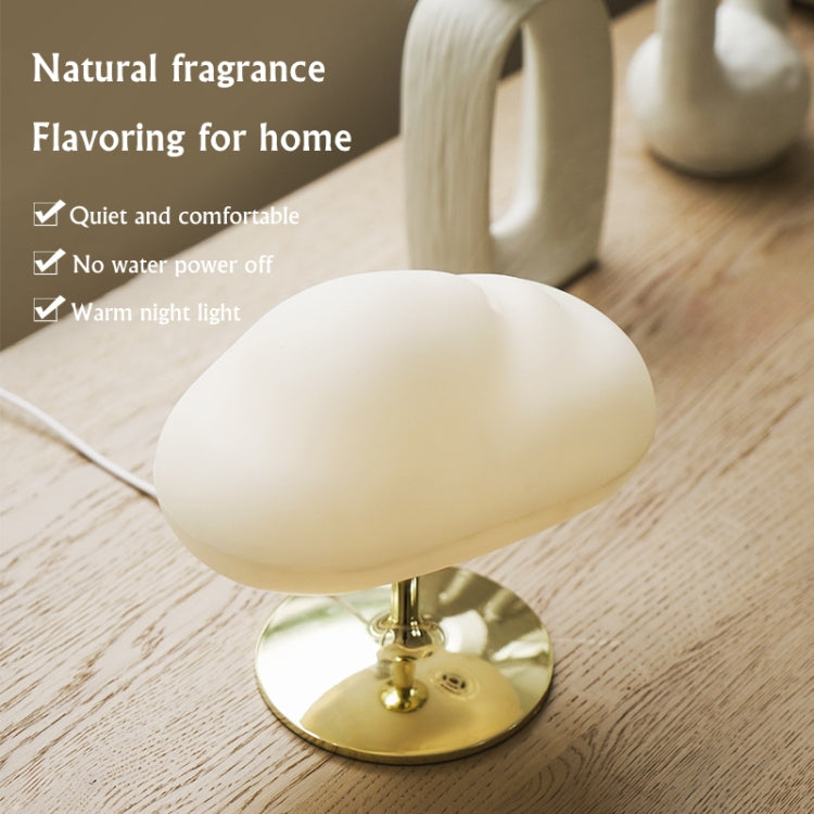 270ml Cloud Aroma Diffuser Humidifier  USB Table Lamp(Silver Bottom) - free shipping - PMC TechLife - Order now!