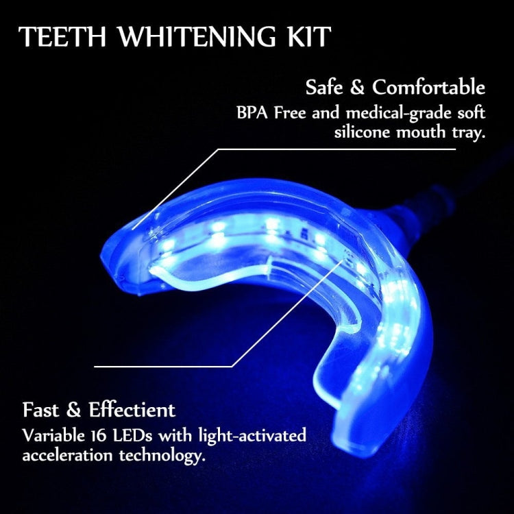 16LED Teeth Whitening Device Dental Bleaching System With 3 In 1 Data Cable - Teeth Whitening by PMC TechLife | Online Shopping South Africa | PMC TechLife
