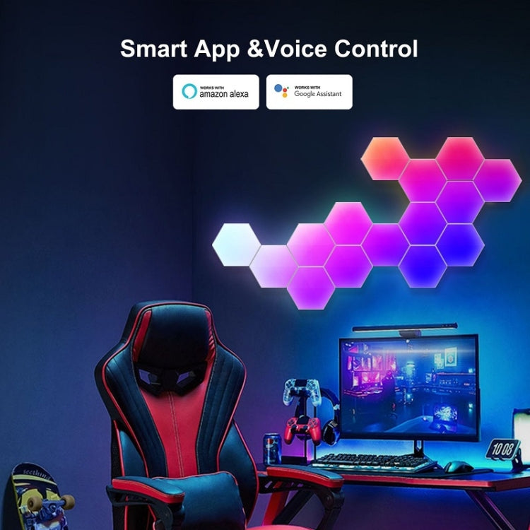 Gaming Ambient Light Smart Chiclet Backdrop Quantum Wall Light, Versions: Bluetooth(10 PCS/Set) - Novelty Lighting by PMC TechLife | Online Shopping South Africa | PMC TechLife | Buy Now Pay Later Mobicred