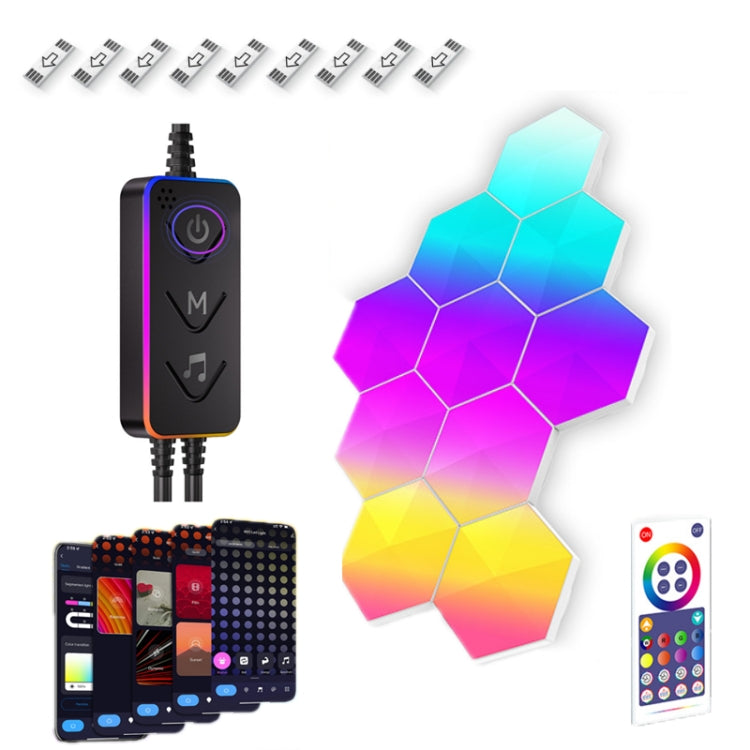 Gaming Ambient Light Smart Chiclet Backdrop Quantum Wall Light, Versions: WIFI(10 PCS/Set) - Novelty Lighting by PMC TechLife | Online Shopping South Africa | PMC TechLife | Buy Now Pay Later Mobicred