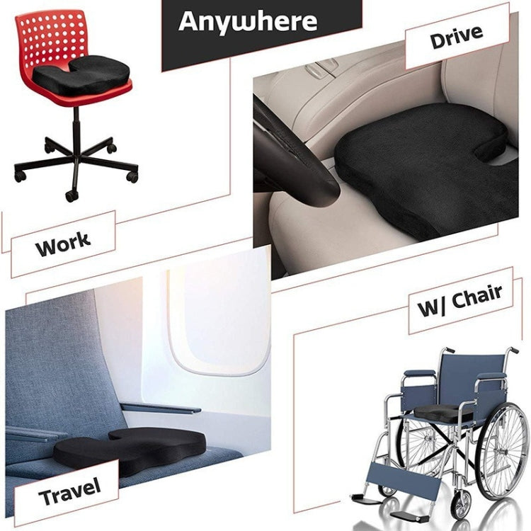 Office Gel Cushion Beauty Buttocks Anti-hemorrhoid Cushion(Mesh Fabric  Black) - Cushions & Pillows by PMC TechLife | Online Shopping South Africa | PMC TechLife | Buy Now Pay Later Mobicred