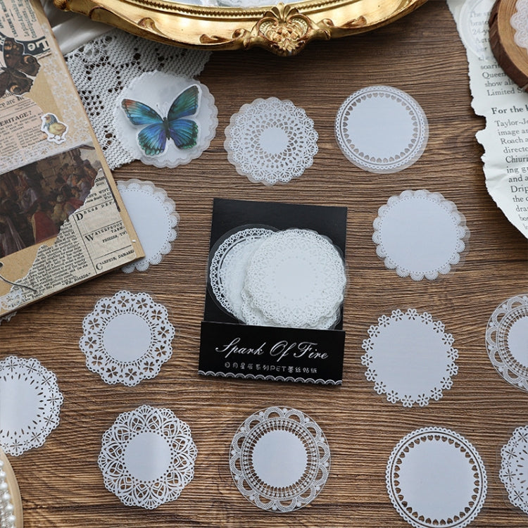 1 Sets Sun Moon Stars Vintage Lace Children Handbook Material(The Fire Of The Stars) - Handbook Decorative Stickers by PMC TechLife | Online Shopping South Africa | PMC TechLife