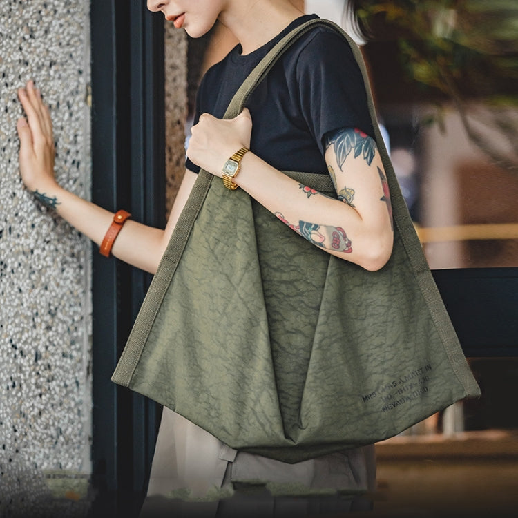 Maden YS2202809 Leisure Nylon Cloth Large Capacity Waterproof Handbag(Army Green) - free shipping - PMC TechLife - Order now!
