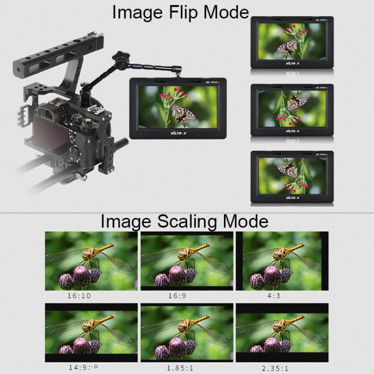 VILTROX DC-70II 7 Inch 4K HD Camera Director Monitor Film Camera Video Monitor - free shipping - PMC TechLife - Order now!