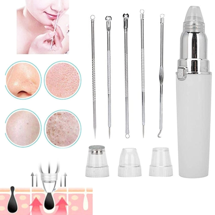 HD-3138 Electric Pore Cleaning Instrument Hot Compress To Export Acne Removing Blackhead Beauty Instrument(White) - free shipping - PMC TechLife - Order now!
