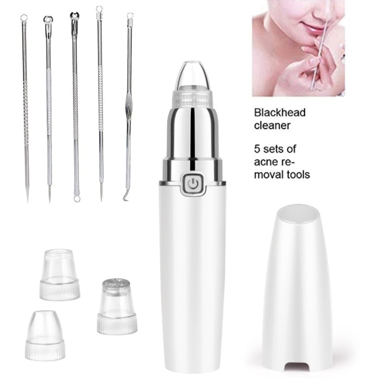 HD-3138 Electric Pore Cleaning Instrument Hot Compress To Export Acne Removing Blackhead Beauty Instrument(White) - free shipping - PMC TechLife - Order now!