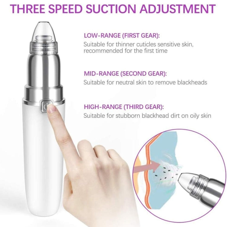 HD-3138 Electric Pore Cleaning Instrument Hot Compress To Export Acne Removing Blackhead Beauty Instrument(White) - free shipping - PMC TechLife - Order now!