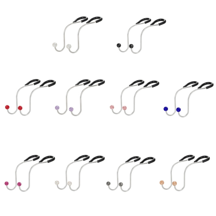 Multifunctional Car Seat Hooks With Diamond Inlay(White) - Auto Fastener & Clips by PMC TechLife | Online Shopping South Africa | PMC TechLife | Buy Now Pay Later Mobicred