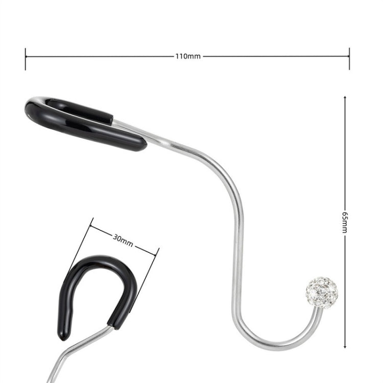 Multifunctional Car Seat Hooks With Diamond Inlay(White) - Auto Fastener & Clips by PMC TechLife | Online Shopping South Africa | PMC TechLife | Buy Now Pay Later Mobicred