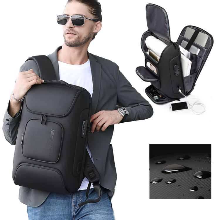 BANGE  BG-7216plus Antitheft Waterproof Travel Men Backpack 15.6 Inch Laptop Bag(Black) - free shipping - PMC TechLife - Order now!