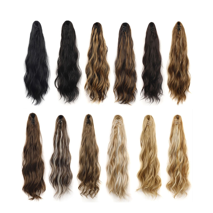 P96 Clip-On Wig Long Ponytail Water Ripple Long Curly Wig(8B) - free shipping - PMC TechLife - Order now!
