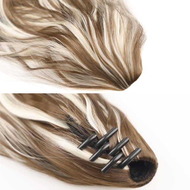 P96 Clip-On Wig Long Ponytail Water Ripple Long Curly Wig(8B) - free shipping - PMC TechLife - Order now!