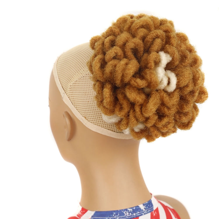 LSFBZB Drawstring Dreadlocks Wig Caterpillar Dreadlock Shaggy Hair Bun, Spec: 27H613 - free shipping - PMC TechLife - Order now!