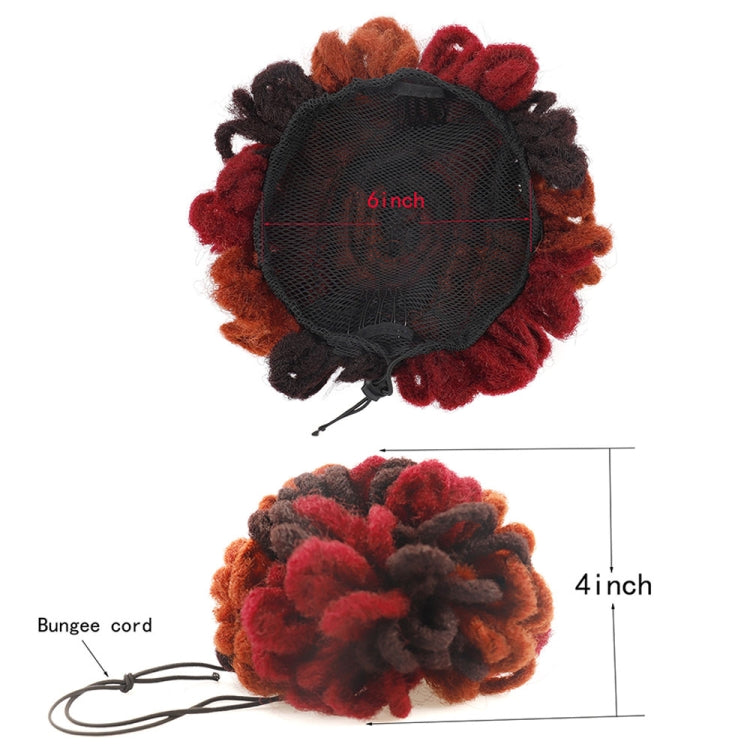 LSFBZB Drawstring Dreadlocks Wig Caterpillar Dreadlock Shaggy Hair Bun, Spec: 613 - free shipping - PMC TechLife - Order now!