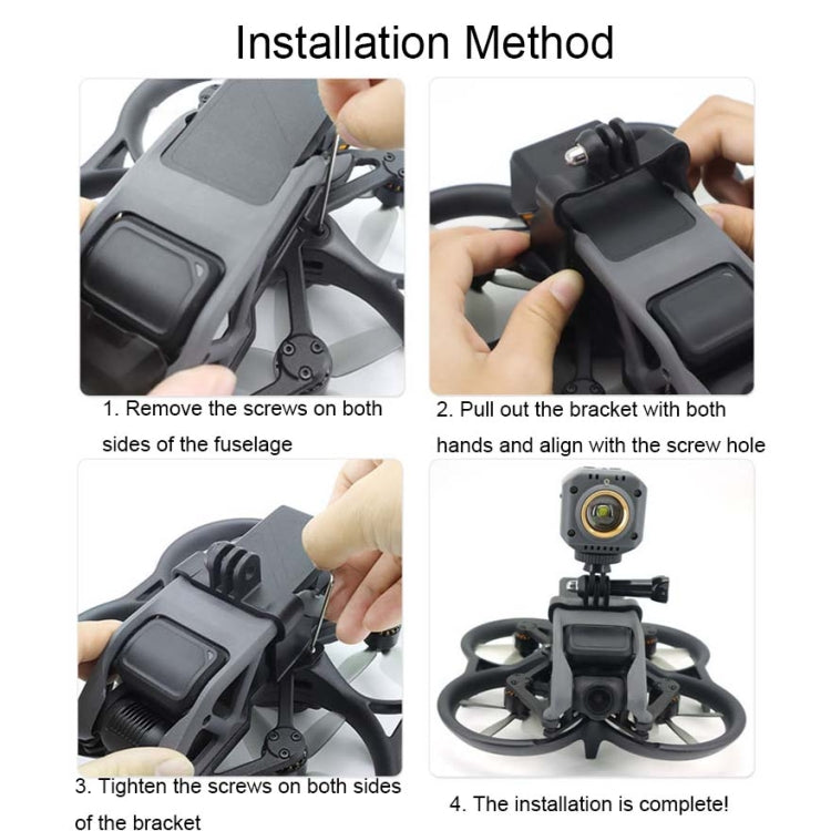 For DJI Avata CQT Upper Expansion Adapter Sports Camera Bracket(913356) - free shipping - PMC TechLife - Order now!