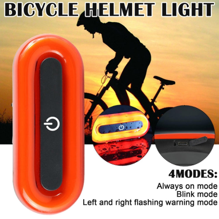 Helmet Blaster Warning Light Bicycle LED Rechargeable Tail Light(Black) - Decorative Lights by PMC TechLife | Online Shopping South Africa | PMC TechLife | Buy Now Pay Later Mobicred