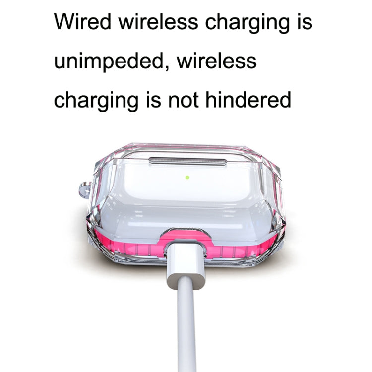 For AirPodS Pro RJT-AP-03 Bluetooth Earphone Transparent Soft Case TPU Protection Cover(Fluorescent Yellow) - For AirPods Pro by PMC Jewellery | Online Shopping South Africa | PMC Jewellery | Buy Now Pay Later Mobicred