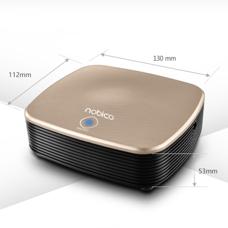 Nobico J007 USB Negative Ion Car Air Purifier, Style: English Modle(Water Pattern Gold) - free shipping - PMC TechLife - Order now!