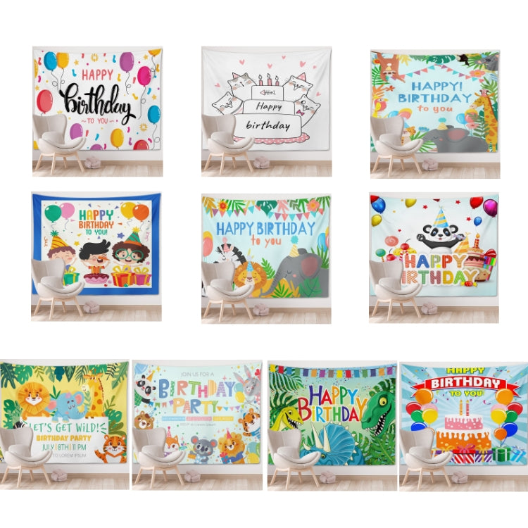 Happy Birthday Photo Backdrop Party Decoration Tapestry, Size: 150x130cm(GT56-4) - Cartoon by PMC TechLife | Online Shopping South Africa | PMC TechLife | Buy Now Pay Later Mobicred