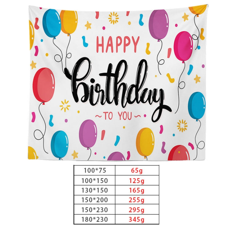 Happy Birthday Photo Backdrop Party Decoration Tapestry, Size: 150x130cm(GT56-5) - Cartoon by PMC TechLife | Online Shopping South Africa | PMC TechLife | Buy Now Pay Later Mobicred