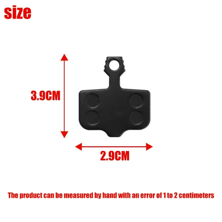 Mountain Bike Resin Semi-Metal Brake Pads(Gold) - Bicycle Brake Parts by PMc TechLife | Online Shopping South Africa | PMc TechLife | Buy Now Pay Later Mobicred