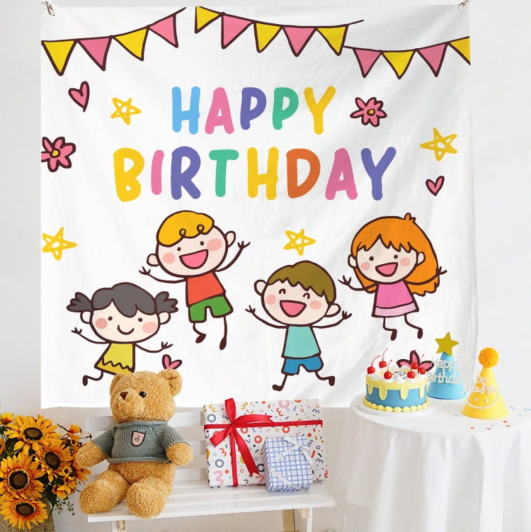 Birthday Layout Hanging Cloth Children Photo Wall Cloth, Size: 150x200cm Velvet(twenty one) - Cartoon by PMC TechLife | Online Shopping South Africa | PMC TechLife | Buy Now Pay Later Mobicred