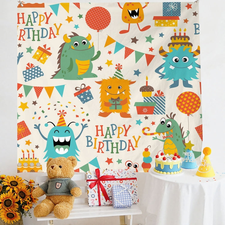 Birthday Layout Hanging Cloth Children Photo Wall Cloth, Size: 150x230cm Velvet(36) - Cartoon by PMC TechLife | Online Shopping South Africa | PMC TechLife | Buy Now Pay Later Mobicred