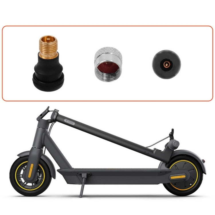 For Ninebot MAX G30 2pcs Scooter Tires Vacuum Nozzle(Black) - Accessories & Parts by PMc TechLife | Online Shopping South Africa | PMc TechLife | Buy Now Pay Later Mobicred