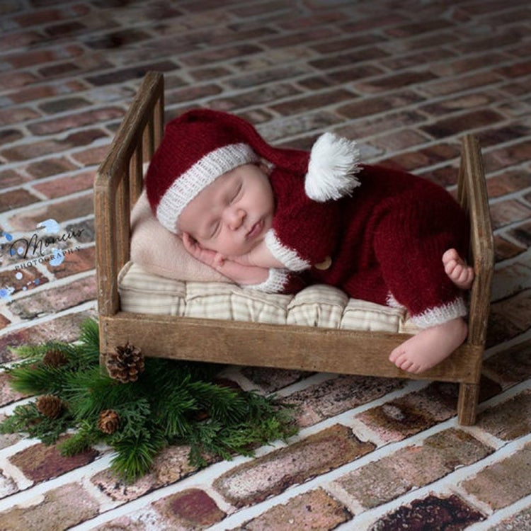 Newborn Photography Clothing Christmas Theme Modeling Mohair Hat + Jumpsuit Suit(Baby Girl) - Baby Photo Props by PMC TechLife | Online Shopping South Africa | PMC TechLife | Buy Now Pay Later Mobicred