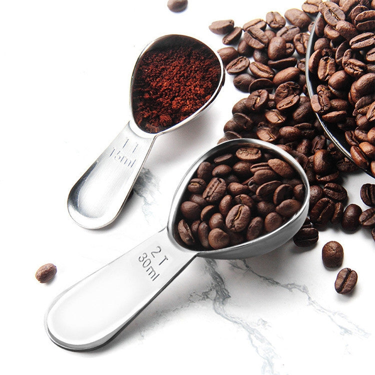 YG-MC12 304 Thickened Stainless Steel Coffee Spoon Scales Scaling Spoon, Specification: Small - free shipping - PMC TechLife - Order now!