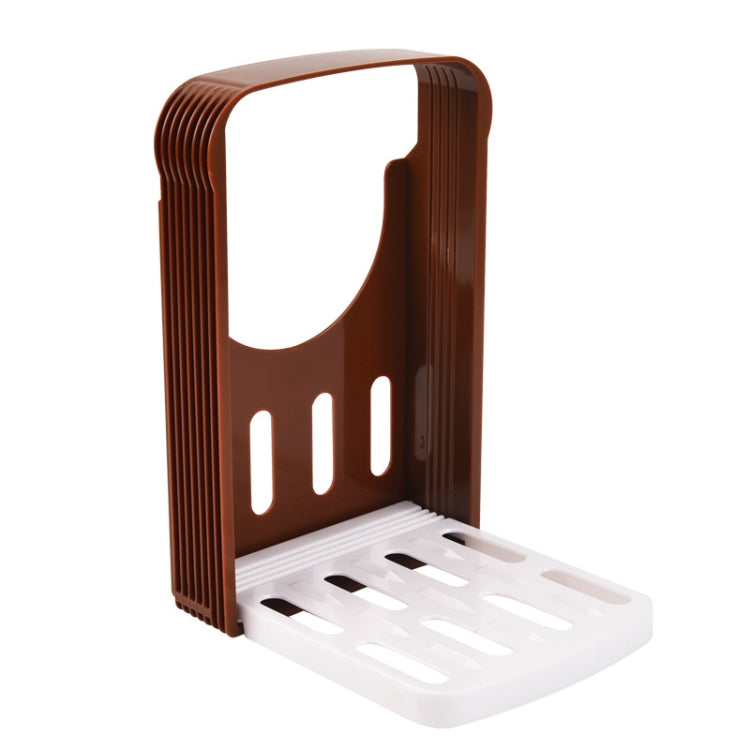 Home Baking Tool Bread Loaf Toast Kitchen Slicer Cutter(Brown) - Cutter & Peeler by PMC TechLife | Online Shopping South Africa | PMC TechLife | Buy Now Pay Later Mobicred