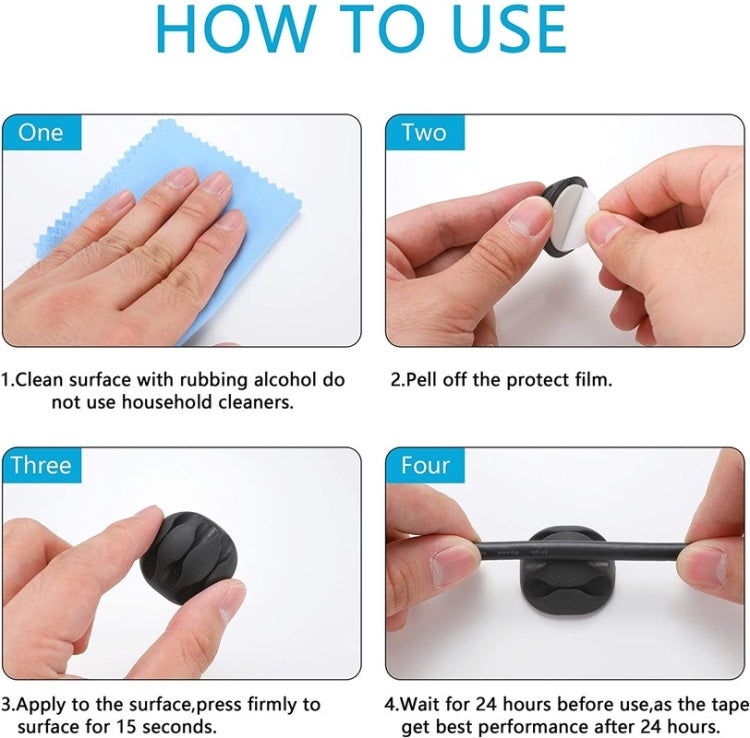 3 In 1 5m Kit  Cord Management Organizer Kit Cable Sleeve With Zipper Cable Clip - Cable Organizer by PMC Jewellery | Online Shopping South Africa | PMC Jewellery | Buy Now Pay Later Mobicred