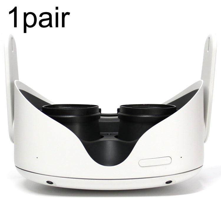 For Oculus Quest / Rifts / Quest 2 1pair VR All-in-one Glasses Frame Magnetic Suction Frame Can Match Myopic Lenses(Black) - VR Accessories by PMC TechLife | Online Shopping South Africa | PMC TechLife | Buy Now Pay Later Mobicred