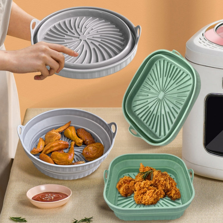 Air Fryer Grill Mat High Temperature Resistant Silicone Baking Tray, Specification: Square Black - Baking mat & Bakewares by PMC TechLife | Online Shopping South Africa | PMC TechLife