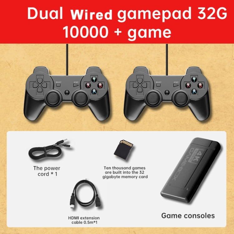 K9 Game Console Home TV Double Battle Simulator 32G Cable Built-in 100000 Games - Pocket Console by PMc TechLife | Online Shopping South Africa | PMc TechLife | Buy Now Pay Later Mobicred