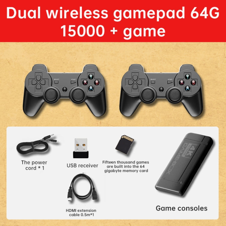 K9 Game Console Home TV Double Battle Simulator 64G Wireless Built-in 15000 Games - free shipping - PMc TechLife - Order now!