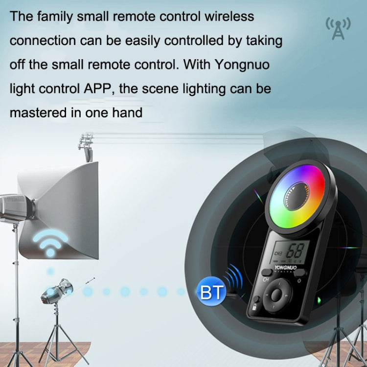 YONGNUO YN300IV Four Generations RGB Full Color Photography Lamp Double Color LED Fill Light, Style: EU Plug Power Adapter - free shipping - PMC TechLife - Order now!