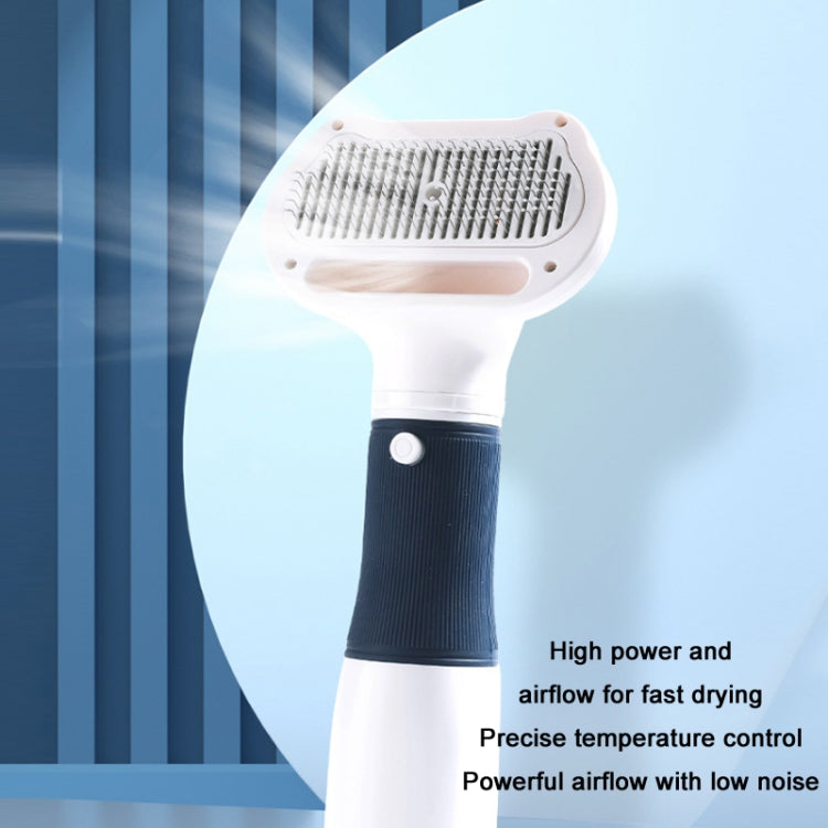 3 in 1 600W Pet Electric High Wind Hair Removal Blowing Combs, Specification: UK Plug 220-240V(Yellow) - Brushes & Combs by PMC TechLife | Online Shopping South Africa | PMC TechLife | Buy Now Pay Later Mobicred