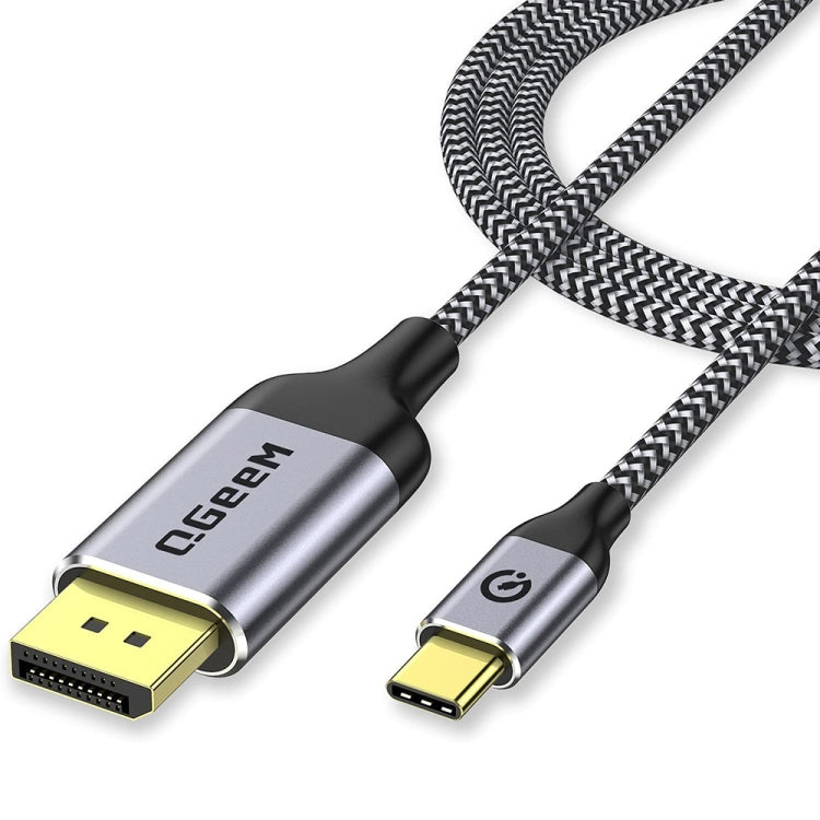 QGeeM QG-UA13 Type-C To DP 4K 60Hz Nylon Braided Adapter Cable, Length: 3m - free shipping - PMC Jewellery - Order now!